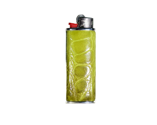 Lighter Case - Himalayan Crocodile Leather