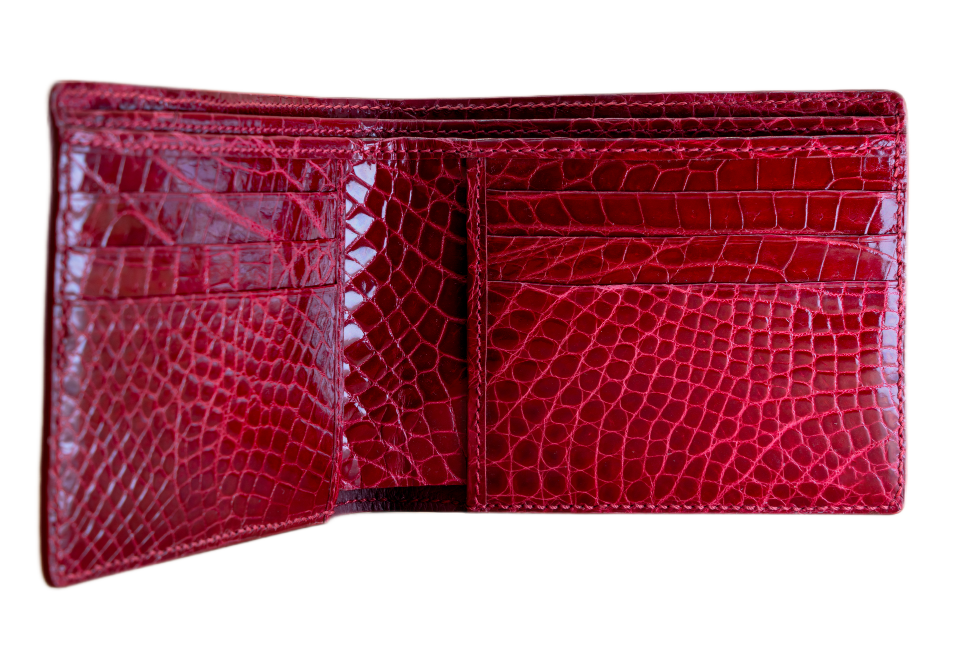 Bespoke Bifold Wallets in Natural Himalayan Crocodile & Graphite Grey –  Solitaire Official