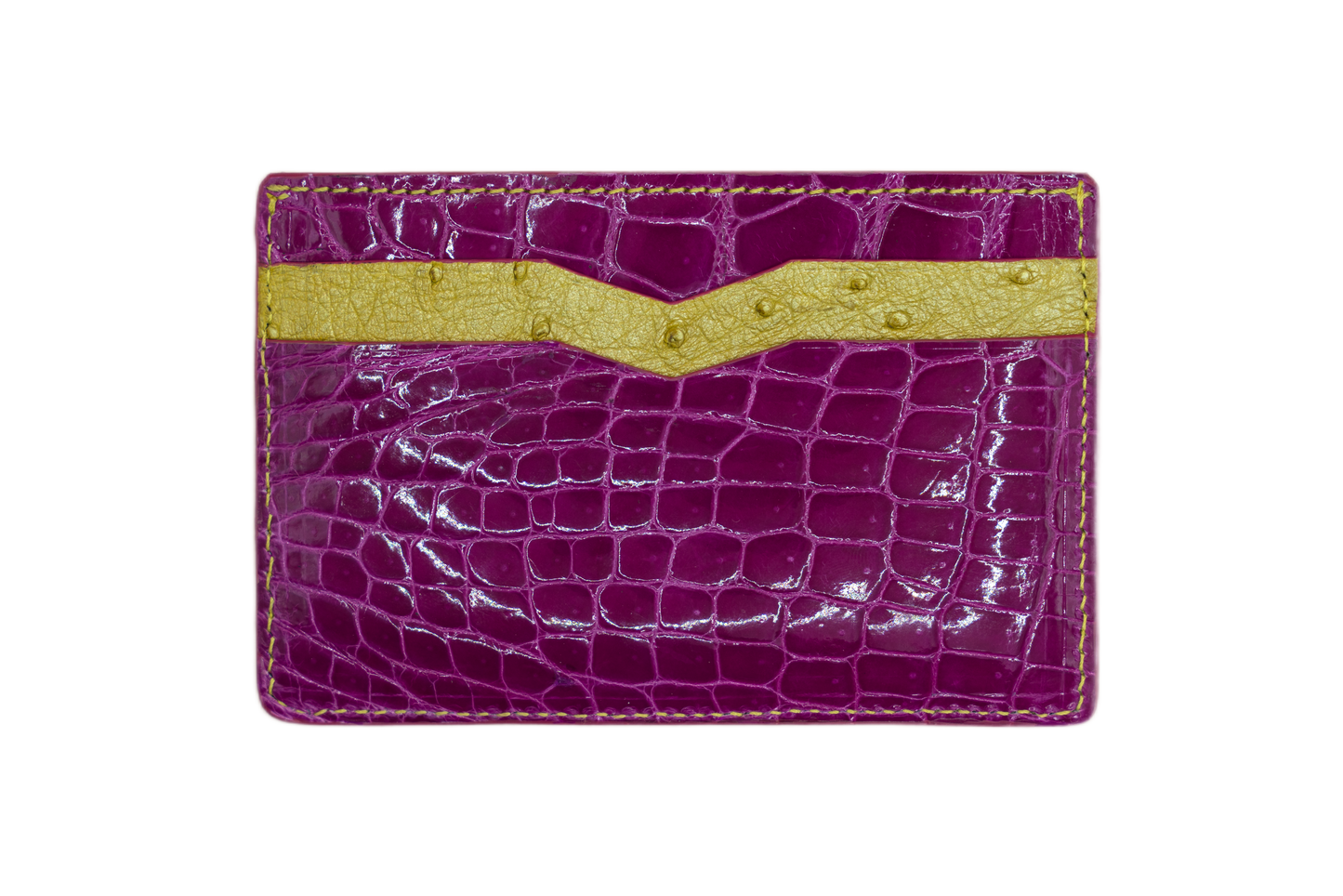 Cardholder - Crocodile & Ostrich Mix