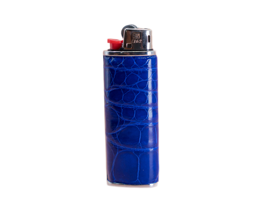 Lighter Case - Crocodile Leather