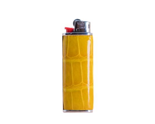 Lighter Case - Crocodile Leather