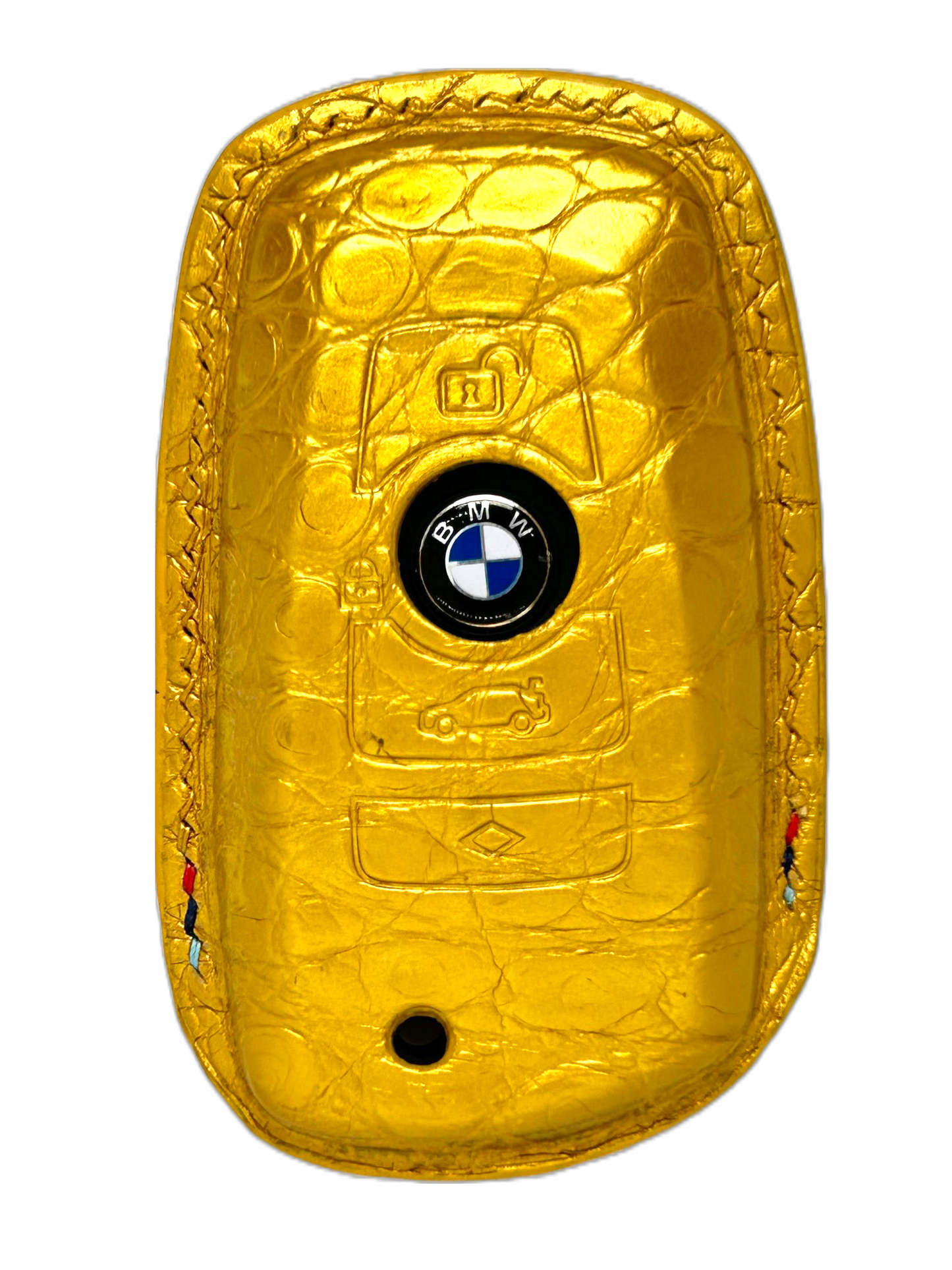 BMW M Series Special Finish Key Fob Case - Crocodile Leather