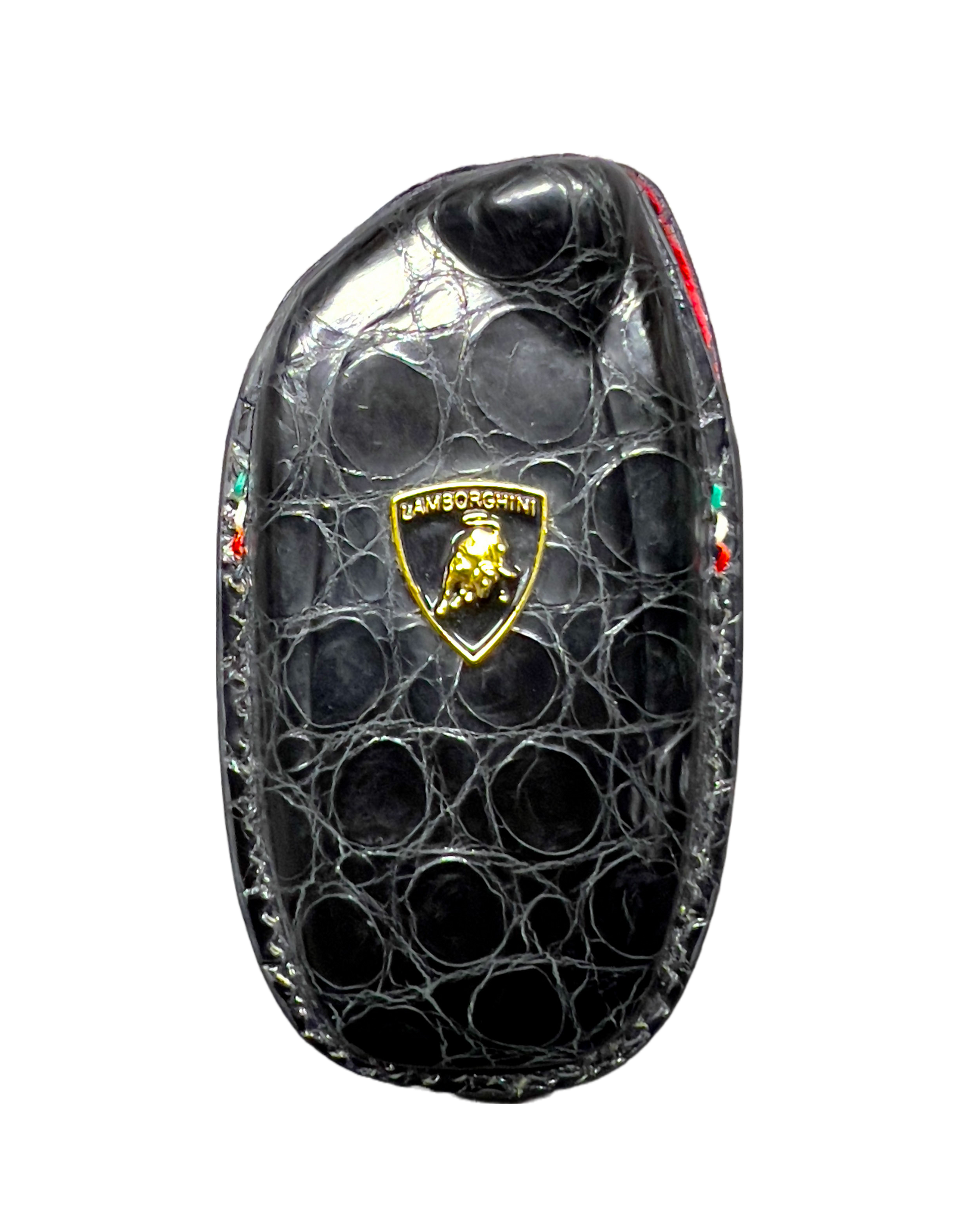 Lamborghini Huracan STO Edition Key Fob Case - Crocodile Leather