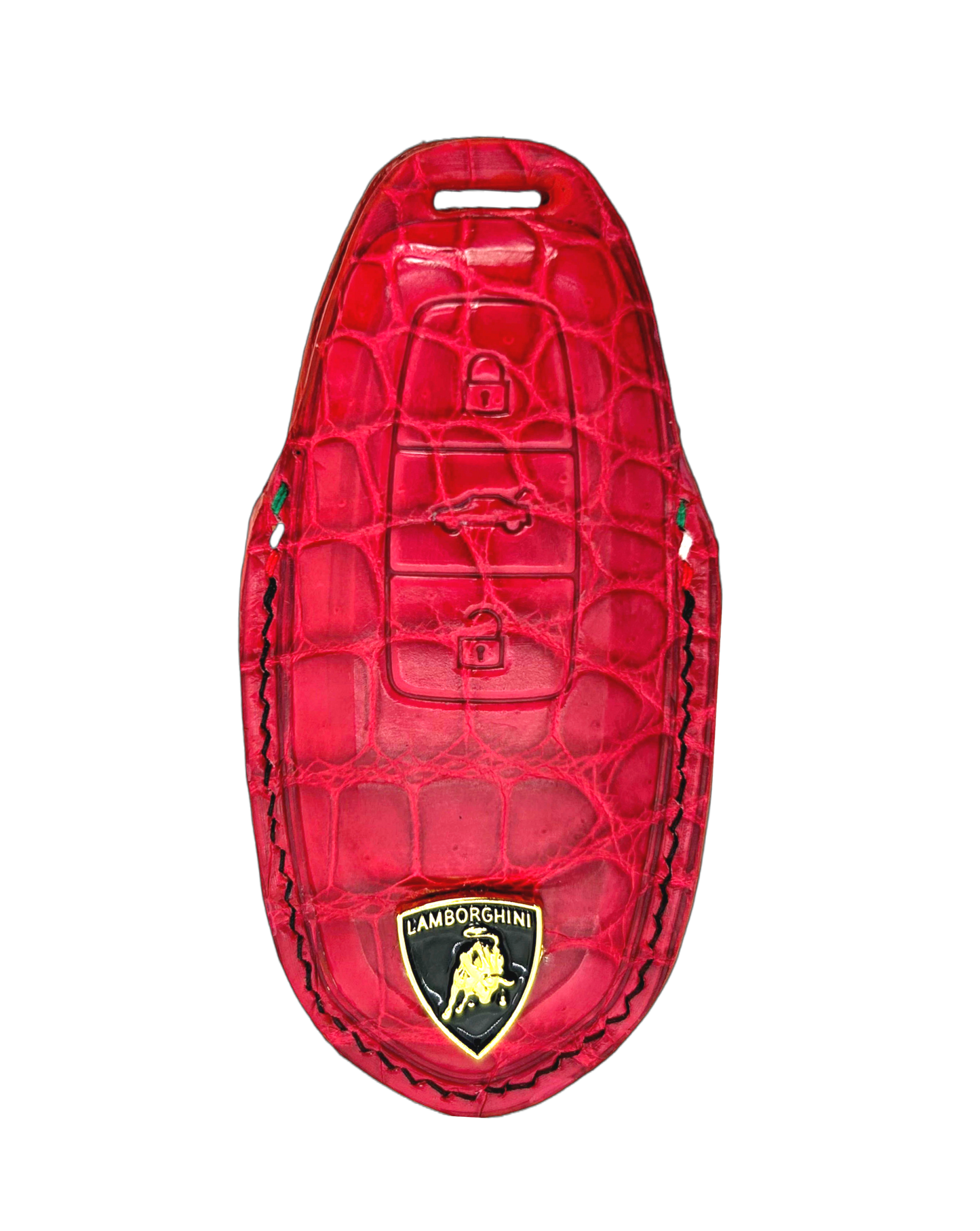 Lamborghini Urus Key Fob Case - Crocodile Leather