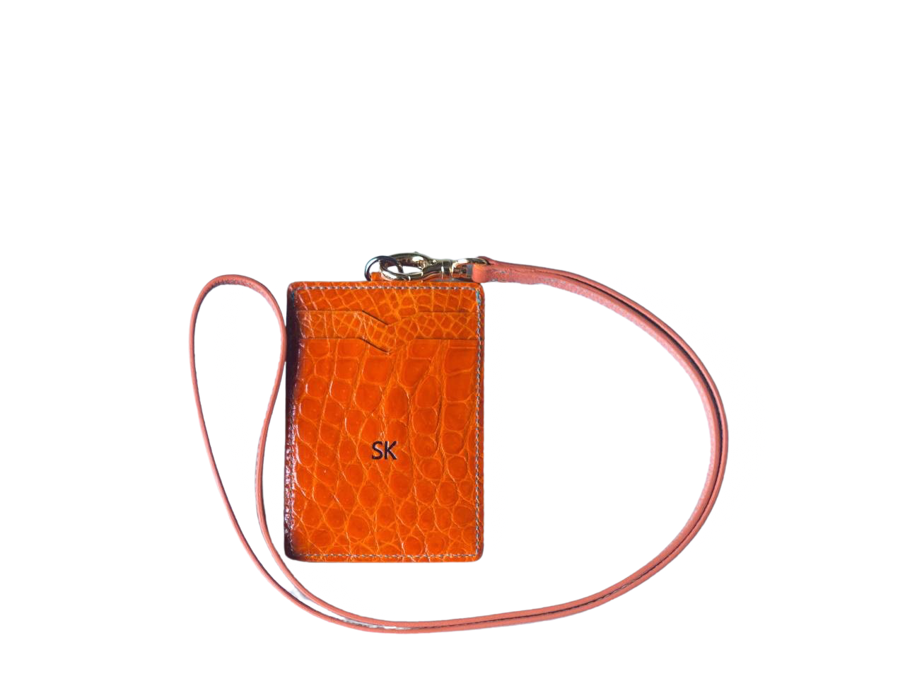 Lanyard - Crocodile Leather