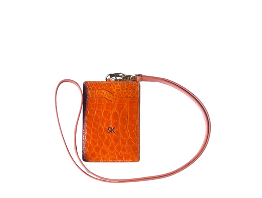 Lanyard - Crocodile Leather